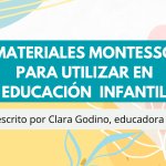 Materiales Montessori portada