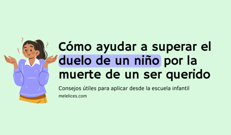 Cómo ayudar a superar el duelo de un niño desde la escuela infantil