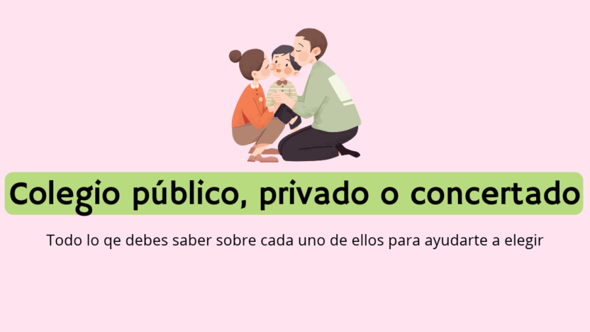 Cómo elegir entre colegio público, concertado o privado