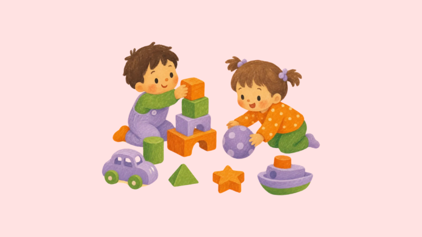 Materiales Montessori para niños de 1 a 2 años